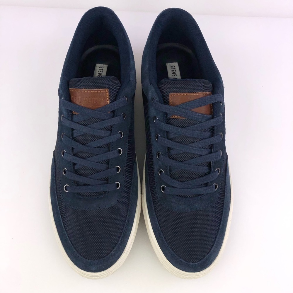 Steve Madden Fierce Navy Sneaker Shoes Size 11.5 - Picture 5 of 8